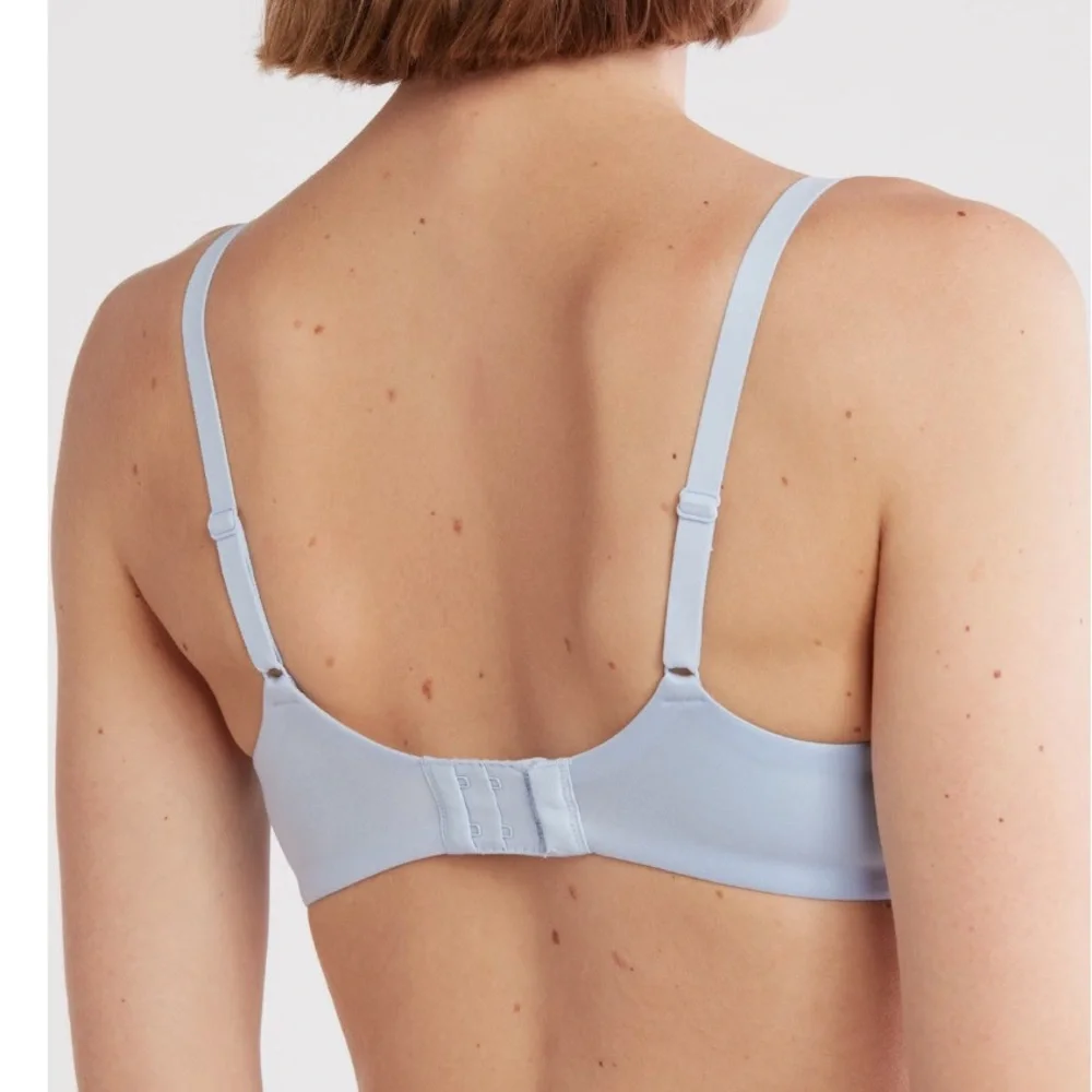 Natori Revelation Contour Underwire Tee Shirt Bra, 36DD, (36E) Blue Mist,‎ NWT